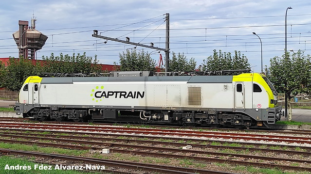 Locomotora Stadler Euro6000 256-006-9 Captrain-España el día 16-03-2023