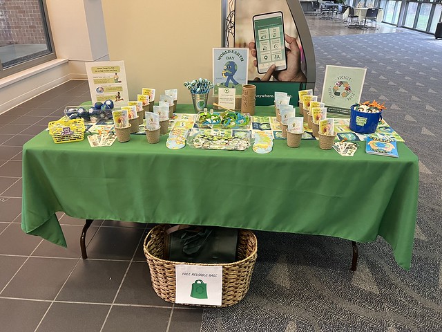Earth Day Table at Cape May campus