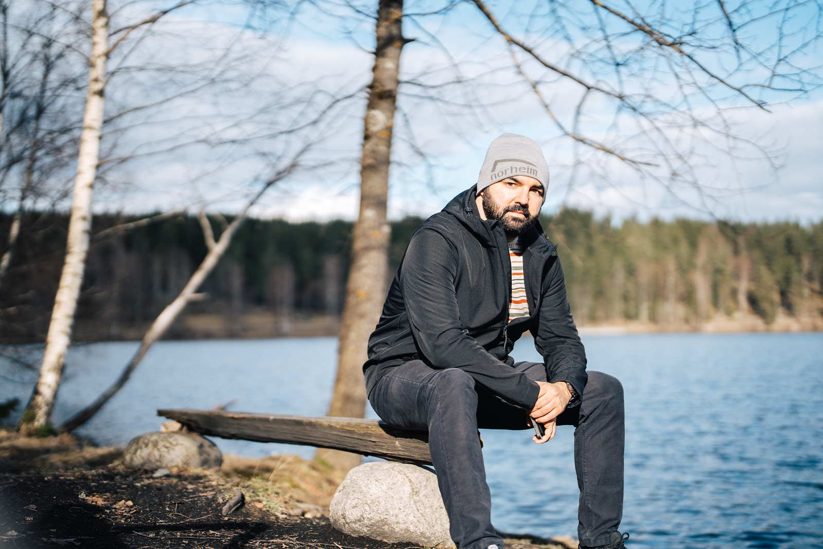 Portrait on Sognsvann lake