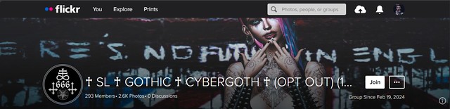 Cover awarded; ♰ SL ♰ GOTHIC ♰ CYBERGOTH ♰ (OPT OUT) (18+)