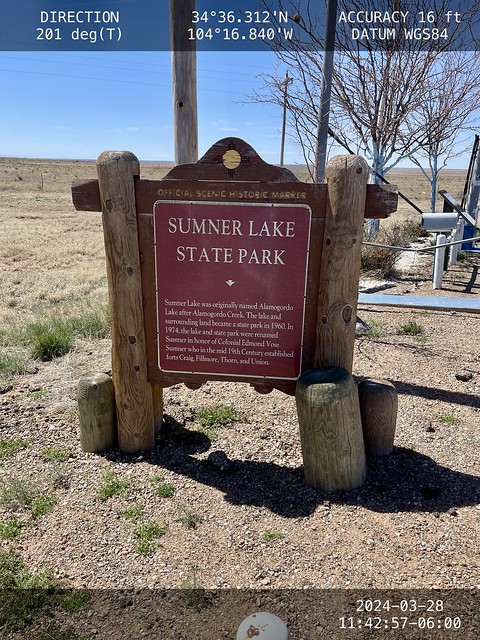 Sumner Lake State Park location