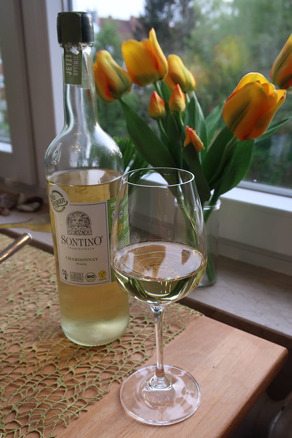 Halbtrockener Chardonnay der Marke Sontino® BioVegan (zum Essen)