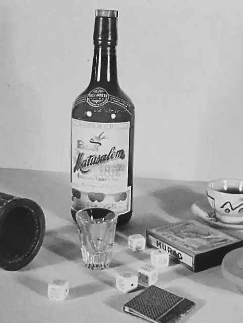 1930 Matusalem Rum and Murad Cigarettes