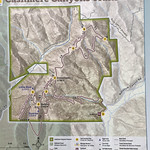 Cashmere Preserve Map of the preserve posted at the trailhead
