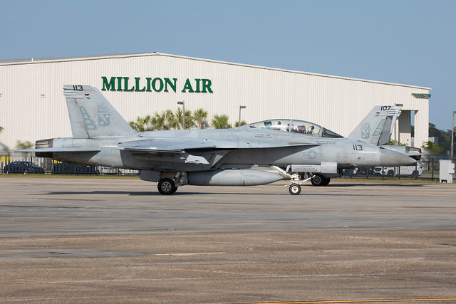 168887/AB-113 Boeing F/A-18F Super Hornet of US Navy VFA-11 'Red Rippers' | GPT 24/Apr/2024