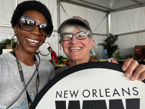 WWOZ Hospitality Tent at Jazz Fest 2024