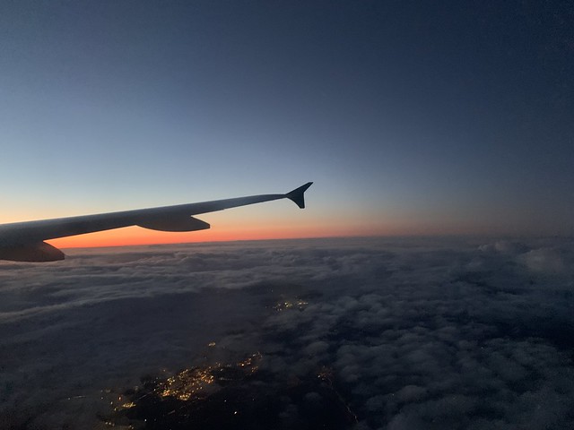 Evening flight