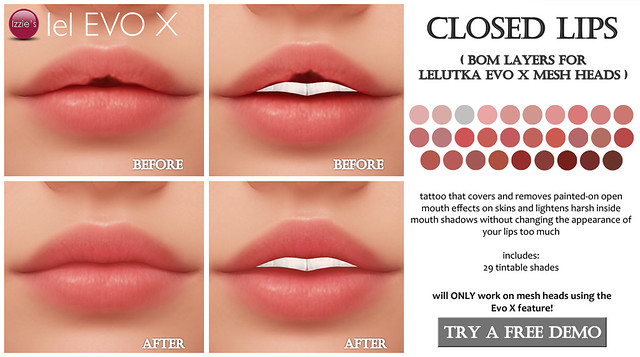Closed Lips (Evo X BOM) for FLF