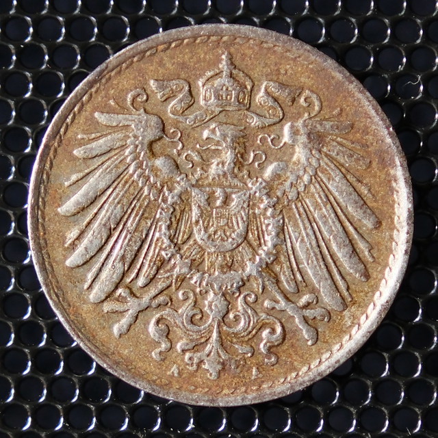 Germany 1917 5 Pfennig Eagle