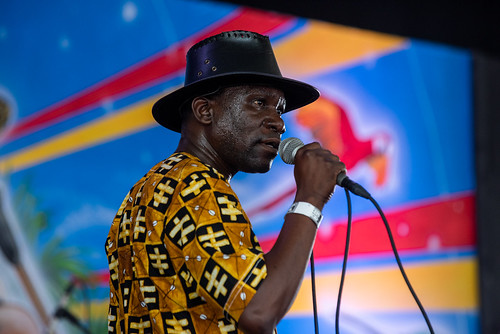 Mokoomba of Zimbabwe at Jazz Fest on April 25, 2024. Photo by Ryan Hodgson-Rigsbee.