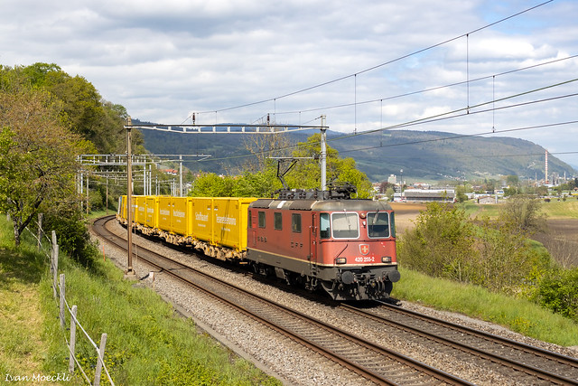 Re 420 255-2 (50072 Frauenfeld Paketpost - Daillens) / St-Blaise