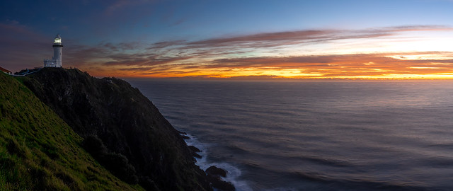 Cape Byron Lighthouse at sunrise