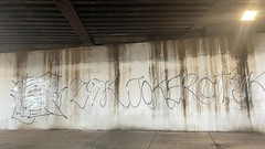 Latin Kings tag dissing the Two-Six member Jokker, underneath the 27th St viaduct off Kildare.