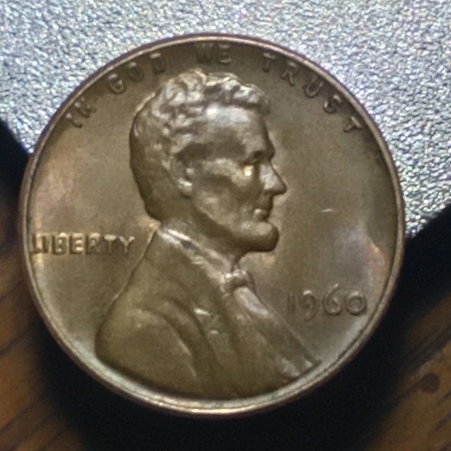 1960 (Large Date) Lincoln Memorial Cent (Obverse)