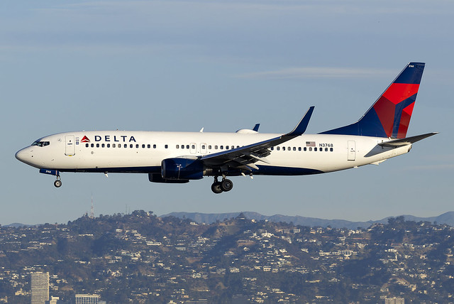 Delta Air Lines Boeing 737-800 N3768 at Los Angeles Airport LAX/KLAX