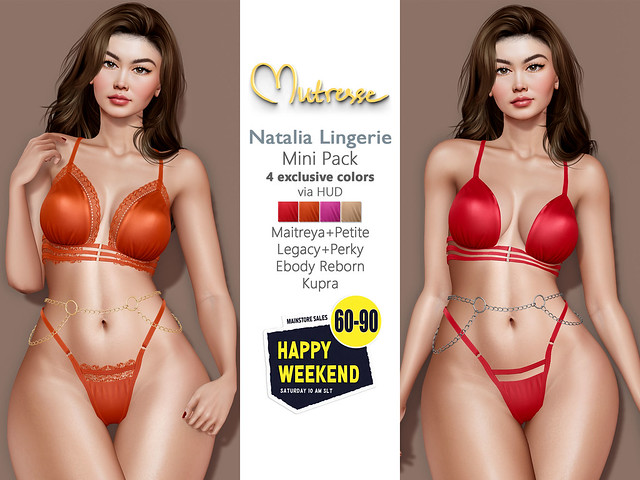 Mutresse•60-90L$ Happy Weekend•Natalia Lingerie (Exclusive)