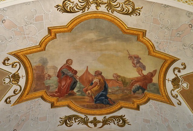 christliche Deckenmalerei Barockkirche St. Peter XVI