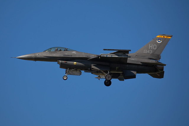 89-2143/HO General Dynamics F-16CM-40-CF Fighting Falcon of USAF 8th FS 'The Black Sheep'/54th FG | LUF 14/Feb/2024