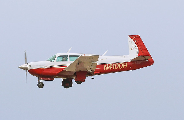 N4100H Mooney M.20J on 23 March 2024 Jersey