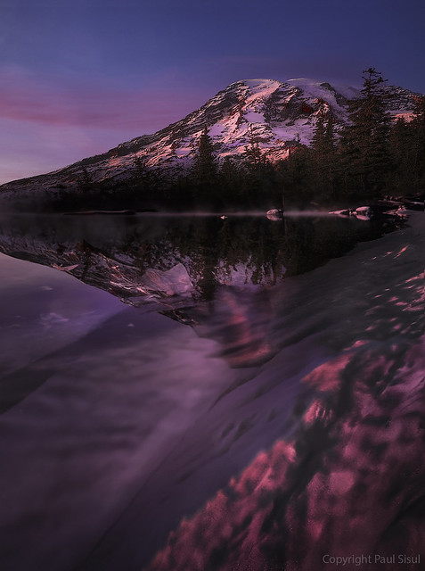 Mt Rainier National Park Sunset