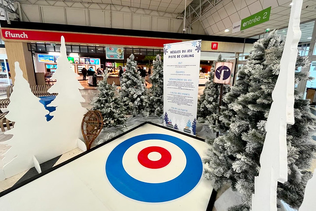 Themed curling rink in France