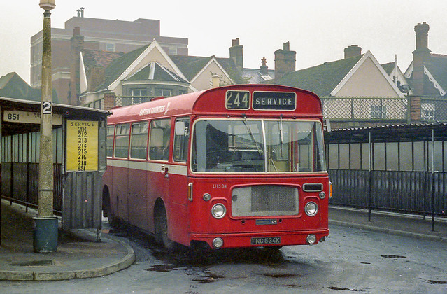 Eastern Counties LH534 (FNG534K) Ipswich 1980_2