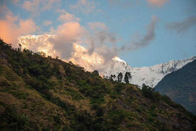 View above - Modi Khola Valley, Nepal
