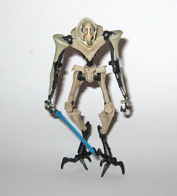general grievous cw01 star wars the clone wars basic action figures red white card 2009 hasbro e