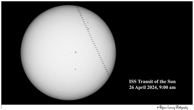 Skyward Gaze | ISS Sun Transit