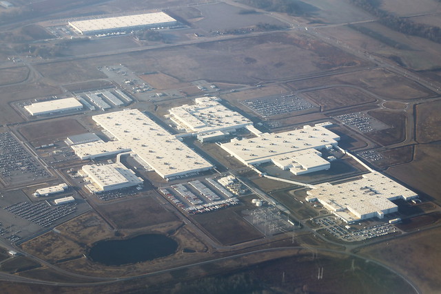 Mazda-Toyota Manufacturing Plant Aerial