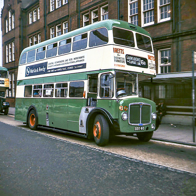 02063 - Ipswich Corporation Transport 60 (SDX 60) - Ipswich - 2 Jul 1969