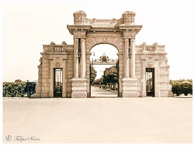 The Main Gate of Kubba Palace - Cairo in 1933