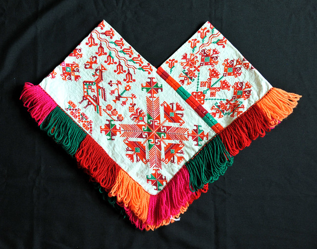 Tenek Huastec Cape Quechquemitl San Luis Potosi Mexico Clothing