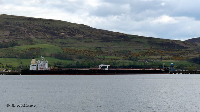 Apache (oil tanker) moored at Hunterston