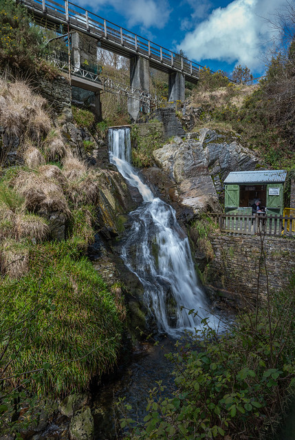 Laxey Wheel Waterfall.