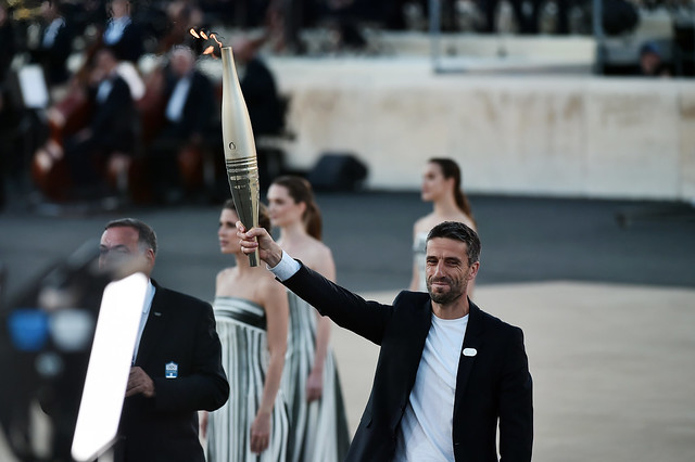 Paris 2024 - Olympic Flame Handover Ceremony - 26th April 2024