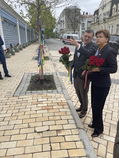 26.04.2024. Latvijas ārlietu ministres Baibas Bražes vizīte Ukrainā
