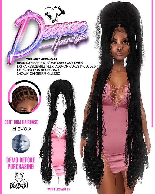 DEAUX HAIRSTYLE NOW AVAILABLE!