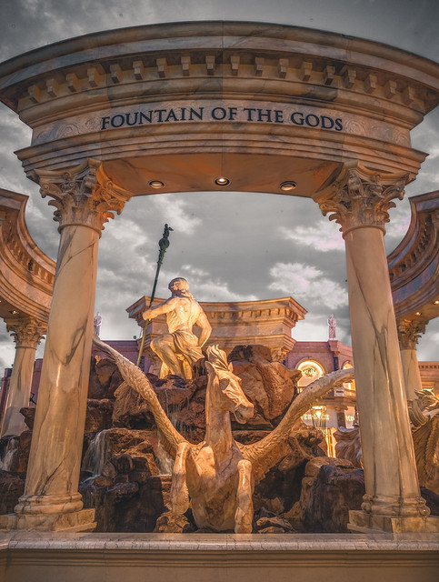 Caesars Palace Fountain of Gods