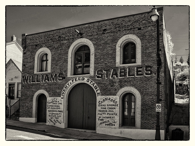 Williams Stables building, Central City , Colorado, USA