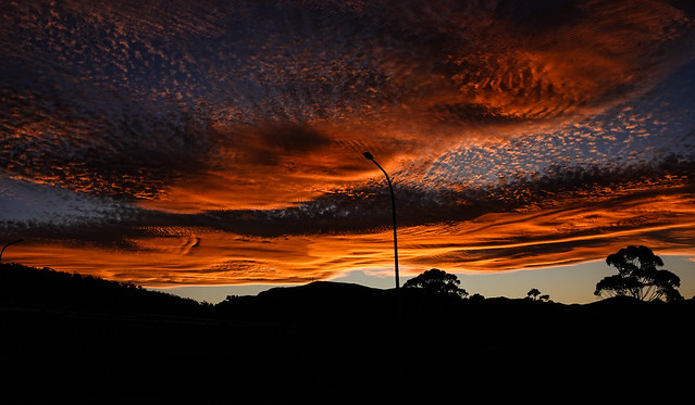 Sunset from the front door #3, Geilston Bay, Tasmania