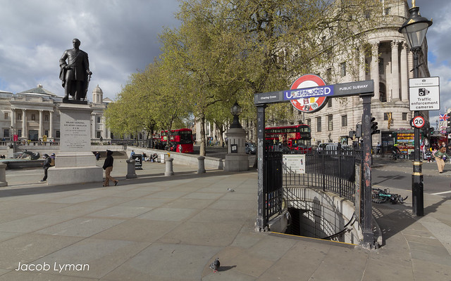 Charing Cross Entrance at Trafalgar Square