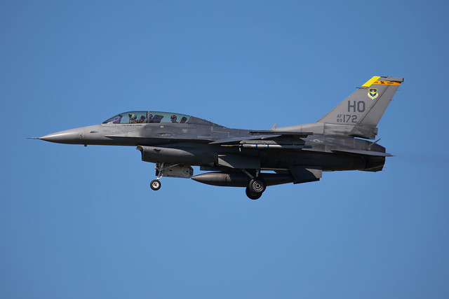 89-2172/HO General Dynamics F-16DM-40-CF Fighting Falcon of USAF 8th FS 'The Black Sheep'/54th FG | LUF 14/Feb/2024