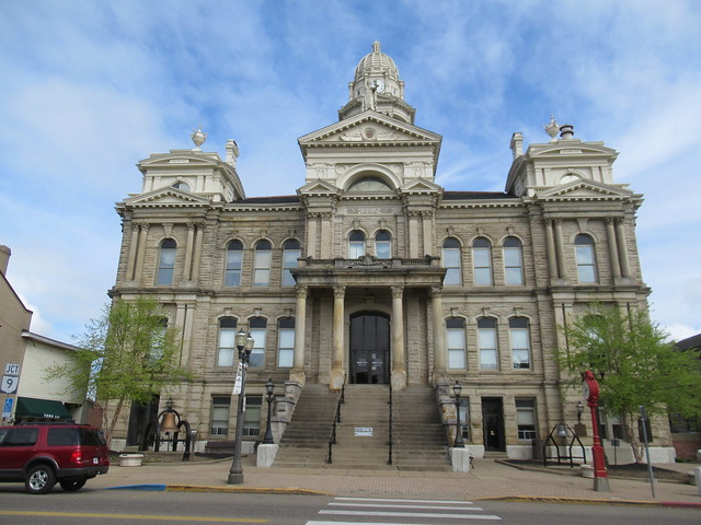 Belmont County Courthouse in St. Clairsville Ohio