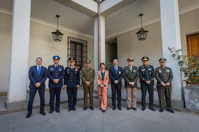 Ministra Carolina Tohá se reunió esta tarde con representantes de las policias de Latinoamerica | 26.04.24
