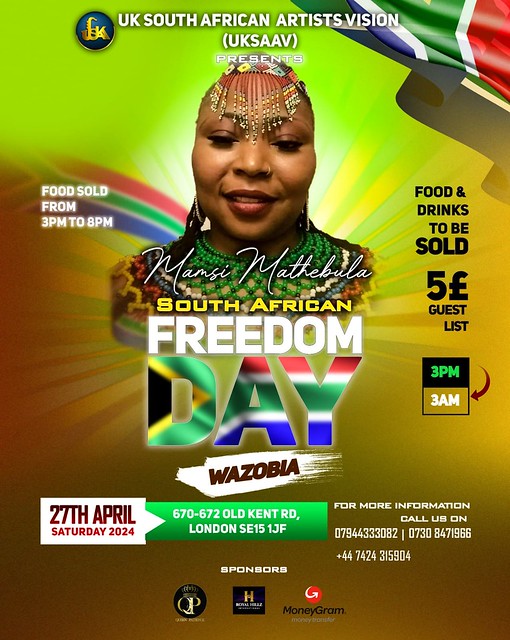 438830599 South African Freedom Day Celebration at Wazobia Nigerian Restaurant Old Kent Road London 27th April 2024