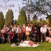 Portland Tweed Ride 2024: Group portrait at Overlook Park, 21 April 2024