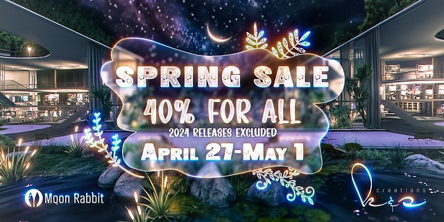 ~April 27 - May 1~ SPRING SALE and NEW GROUP GIFT