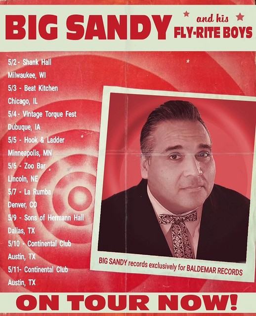 Big Sandy & his Fly-Rite Boys - USA Tour Poster - May 2024