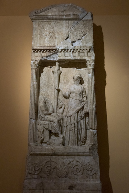 Hellenistic Ionia – Funerary Stele for Apollonios and Demetria  I